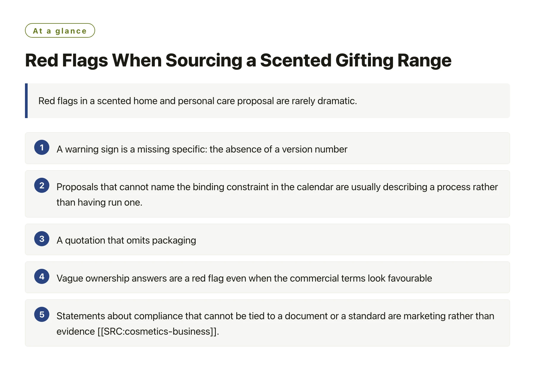 Red Flags When Sourcing a Scented Gifting Range——全文要点速览
